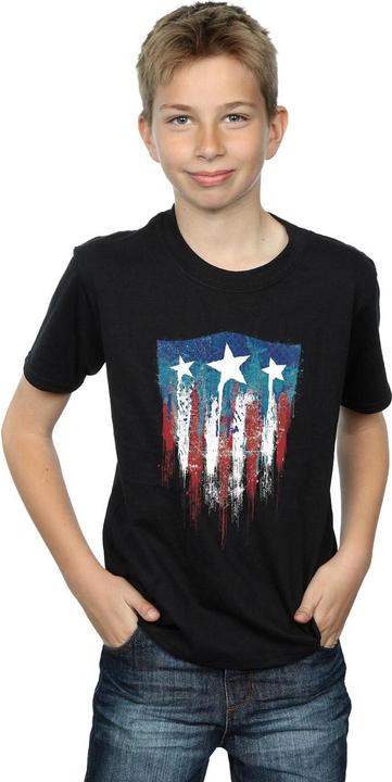Produktbild Captain America Flag Shield TShirt Jungen (128)