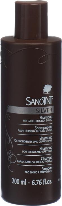 Actual product image Sanotint Shampoo blondiertes graues Haar (200 ml, Liquid shampoo)