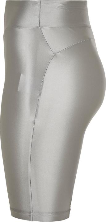 Actual product image Urban Classics Ladies Highwaist Shiny Metallic Cycle Shorts (4XL)