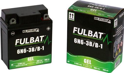Image du produit Fulbat Batterie moto Gel 6N6-3B/B1 GEL 6V 6Ah (6 V, 6.30 Ah, 50 A)