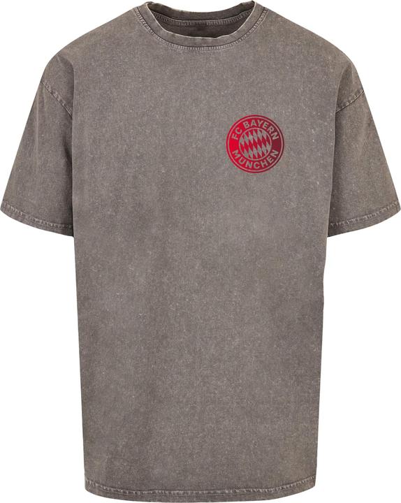 FC Bayern München Mia San Mia V GR Acid Washed Heavy Oversize Tee - 115607
