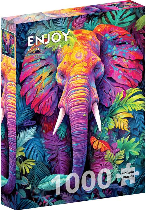 Produktbild Enjoy Puzzle Puzzle 1000 Teile - Verkleideter Elefant (1000 Teile)