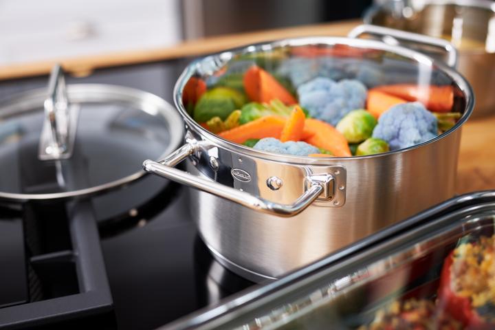 Image du produit Rösle Kochtopf EXPERTISO Stahlgrau (24 cm, Casserole, Acier inoxydable)