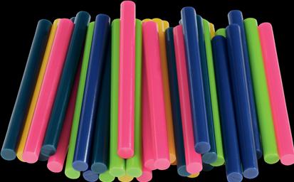 Productafbeelding Rapid Gekleurde lijmstiften modern Ø7x90mm 36 stuks
