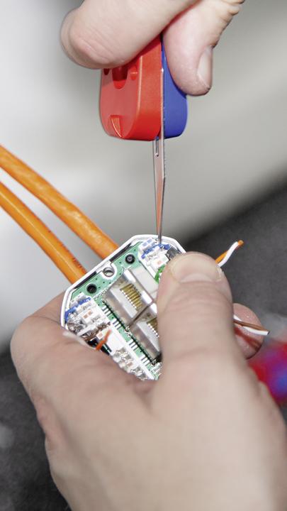 Produktbild Weicon Anlegewerkzeug LSA Sensor No.40 blau/rot (185 mm)