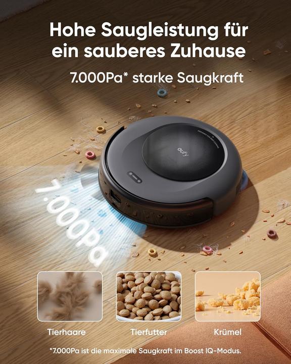 Actual product image eufy Anker Robot Vacuum Cleaner Omni C20 Golden (Robot vacuum)