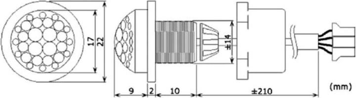Produktbild Perel PIR Bewegungsmelder EMS106 Weiss (8 m)