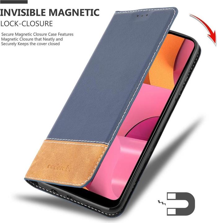 Productafbeelding Cadorabo X-Wallet hoes voor kunstleer pak (Samsung Galaxy A20)