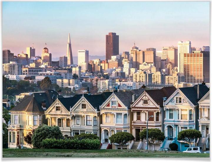 Produktbild Trenddeko Skyline von San Francisco (100 x 80 cm)