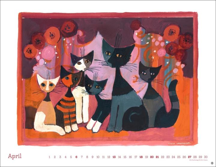 Produktbild Heye Rosina Wachtmeister Posterkalender 2025 (44 x 34 cm, Harter Einband, Deutsch)