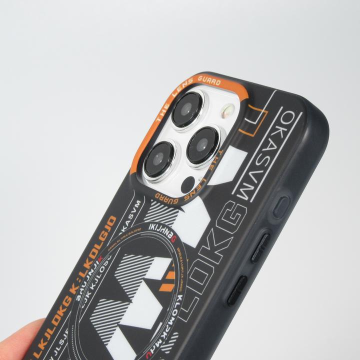 Actual product image PhoneLook Case MWK Cyber Grid silicone with MagSafe (Apple iPhone 15 Pro Max)