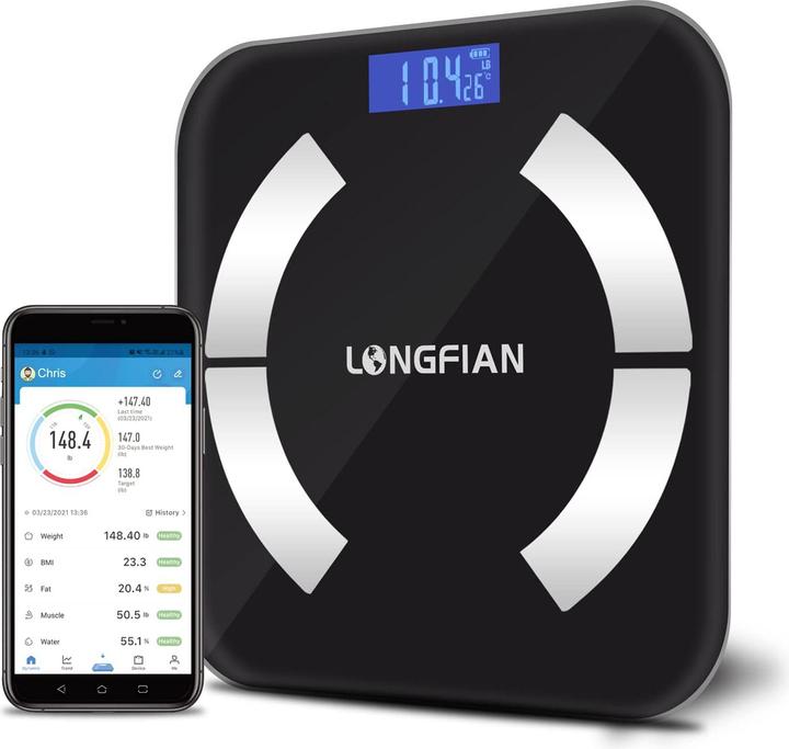 Actual product image Longfian Body fat scale (180 kg)