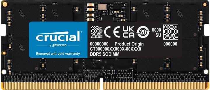 Actual product image Crucial CT16G48C40S5T (1 x 16GB, 4800 MHz, DDR5 RAM, SO-DIMM)