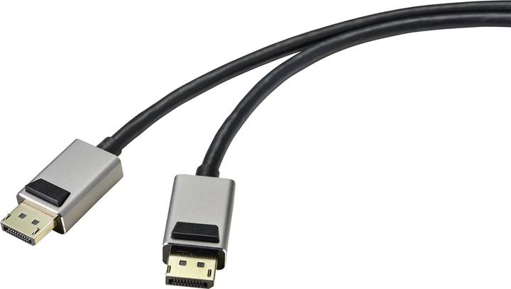 SpeaKa Professional 8K Displayport auf Displayport Kabel im Aluminiumgehäuse 3 m (3 m, DisplayPort)
