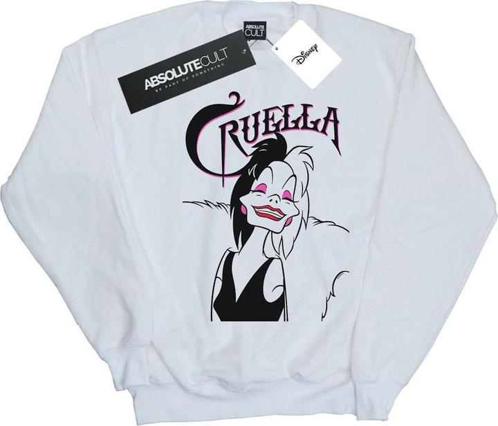 Disney Cruella De Vil Evil Smile Sweatshirt