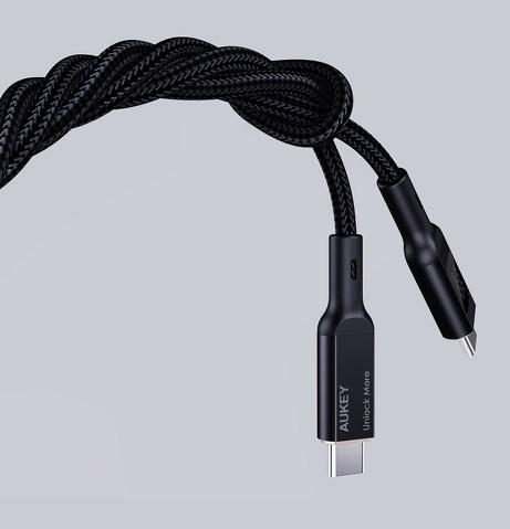 Produktbild Aukey USB C – USB C (1.80 m, USB 2.0, 100 W)