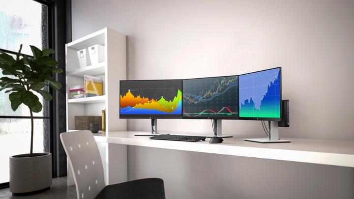 Actual product image HP E24d G4 (1920 x 1080 pixels, 23.80")