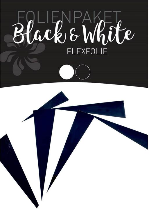Produktbild Stahls Heisstransferfolie Flex schwarz/weiss