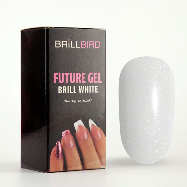 Immagine prodotto BrillBird Future Gel Brill Bianco - 30g (Brill White, Smalto per unghie effetto gel)