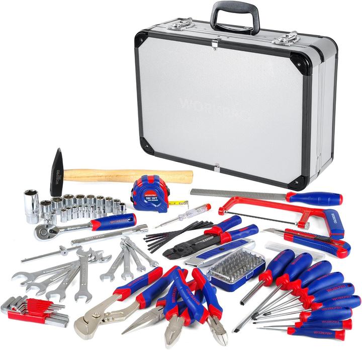 Actual product image Workpro Toolbox (119 pieces)