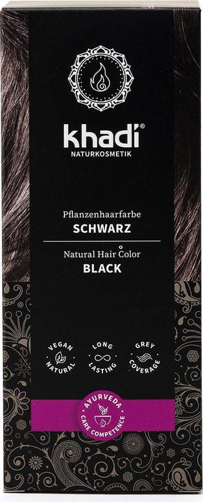 Image du produit Khadi Couleur des cheveux végétaux (Noir)