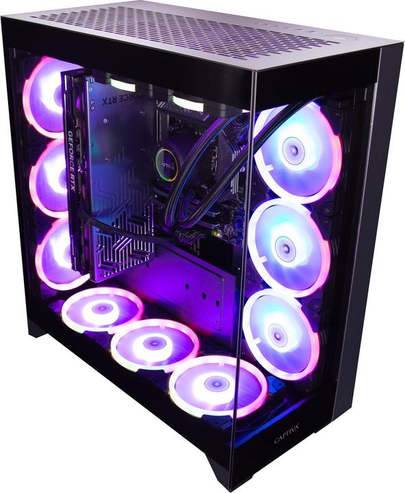 Actual product image Captiva PC Highend Gaming R83-487 (Ryzen 9 7950X3D/RTX4070 Super 12GB GDDR6X/SSD 2TB/32GB/WLAN/Windows 11 H (AMD Ryzen 9 7950X3D, 32 GB, 2000 GB, GeForce RTX 4070 Super)