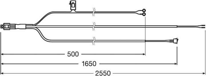 Actual product image Osram Connection cable wiring harness
