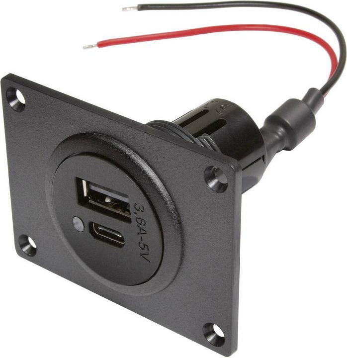 ProCar USB mâle C/A double prise