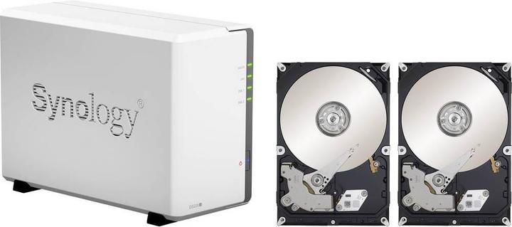Produktbild Synology NAS Server DiskStation DS220j 16TB (2x8TB)