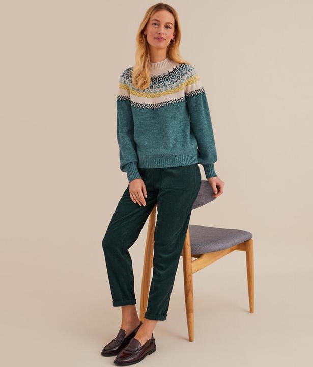 Immagine prodotto Anne Weyburn Grobstrickpullover mit Stehkragen und Jacquardmuster (38)