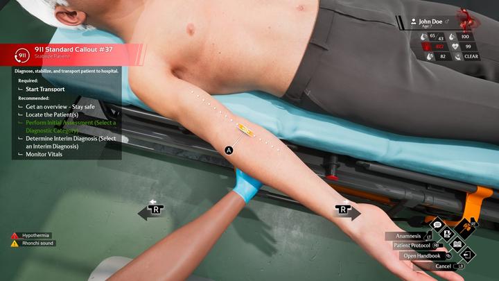 Productafbeelding Nacon Gaming Ambulance leven: een simulator voor paramedici (PS5, DE)