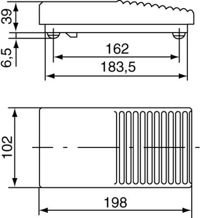 Actual product image Marquardt Foot Switch 250 V/AC 6 A Series 2410