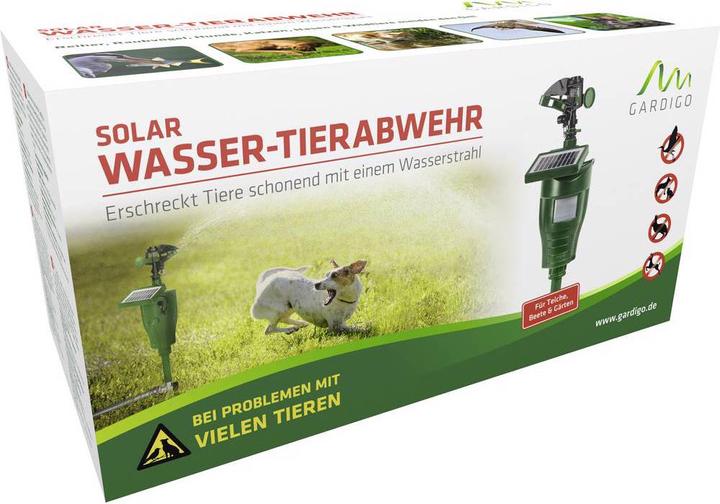 Actual product image Gardigo Solar water animal repellent