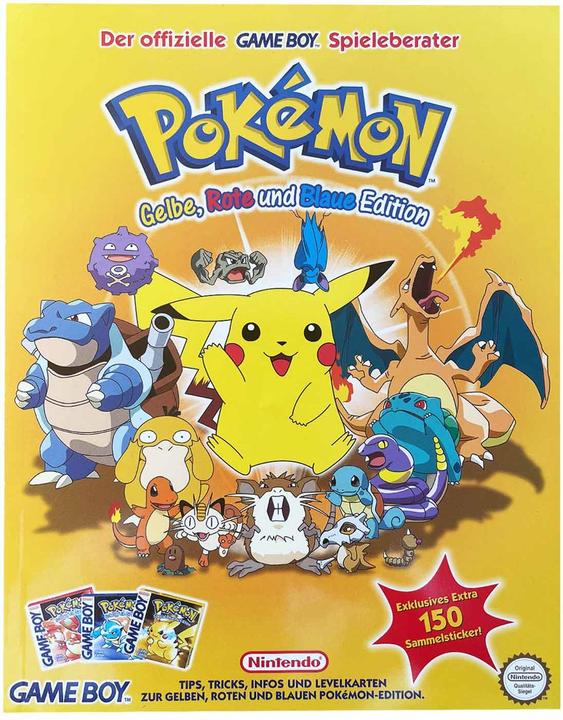 Pokémon Gelbe, Rote und Blaue Edition - Der offizielle Game Boy Spieleberater