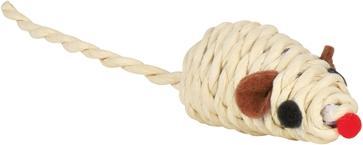Actual product image Trixie Play mouse made of raffia with rattle (Play mouse cat)