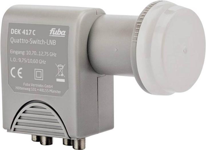 Produktbild Fuba Quattro LNB DEK 417 C Switch