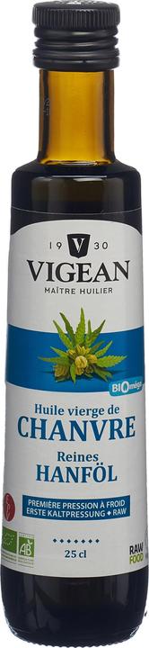 Image du produit Huilerie Vigean huile de chanvre (250 ml)
