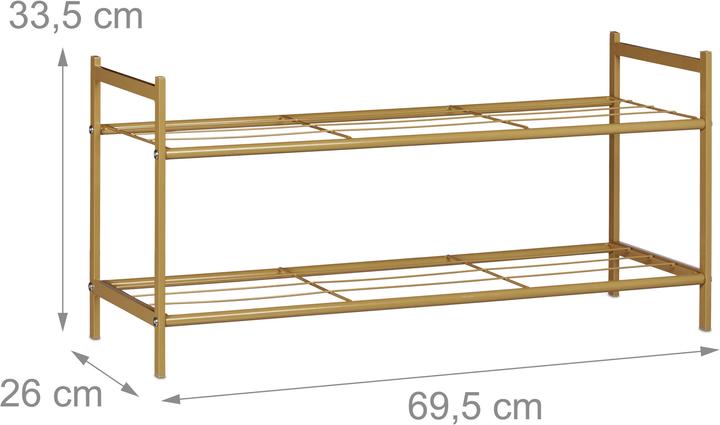 Productafbeelding Relaxdays Schoenenrek (69,5 x 26 x 33,5 cm)