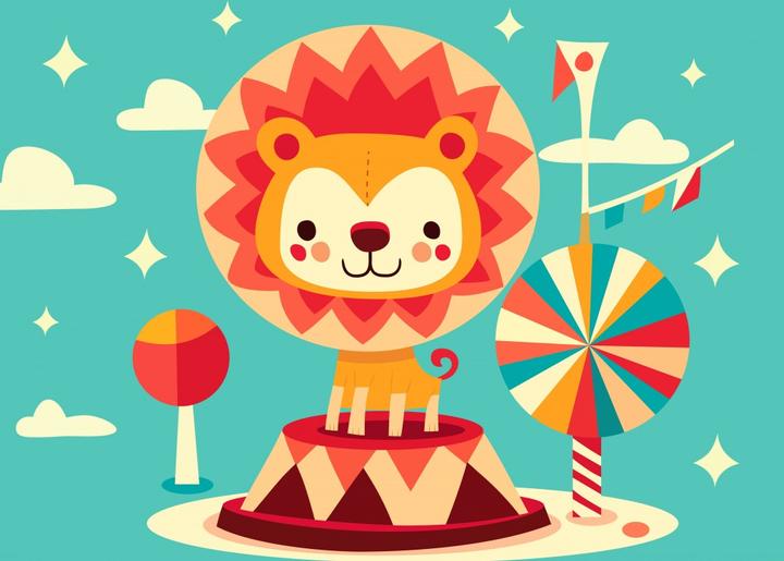 Produktbild Bluebird Le Lionceau Fait son Cirque (12 Teile)