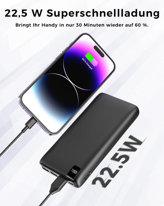 Produktbild Hiluckey Powerbank mit Power Delivery 3.0 (27000 mAh)