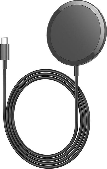 Hoco - CW52 Original Serie 15W magnetisches kabelloses Schnellladegerät / Magsafe schwarz (15 W)