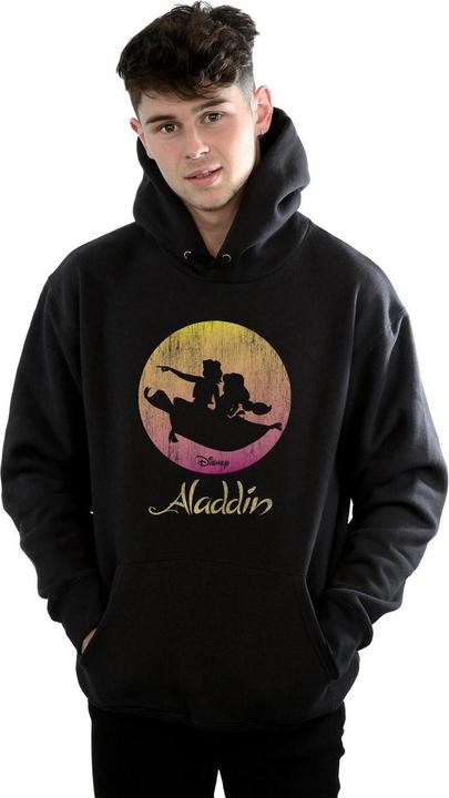 Immagine prodotto Disney Aladdin Flying Sunset Felpa con Cappuccio Uomo (4XL)