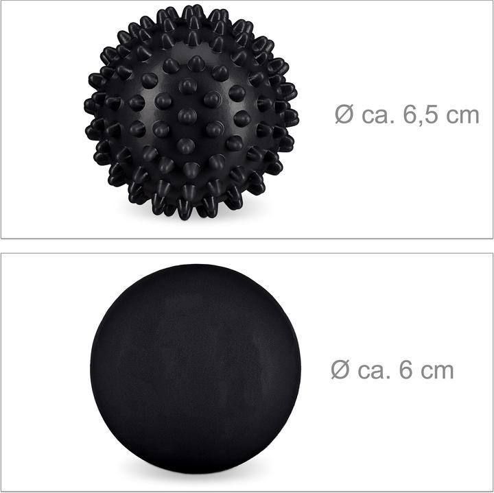 Actual product image Relaxdays 4x massage ball