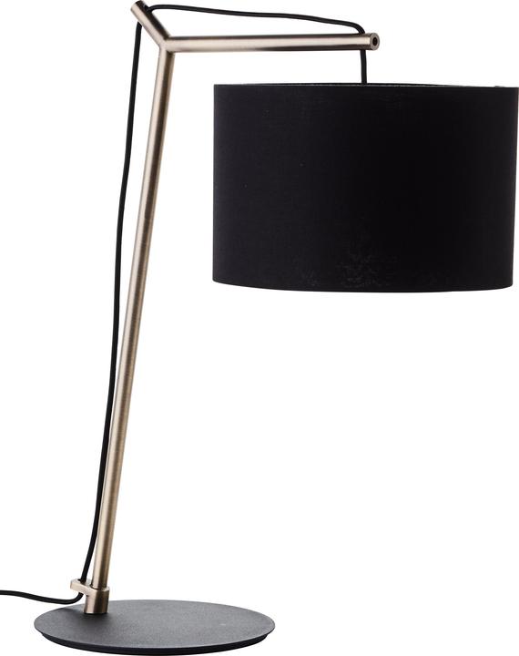 Produktbild Brilliant Annice Tischleuchte 52cm schwarz matt/messing gebürstet Mass: 52x43 (E14)