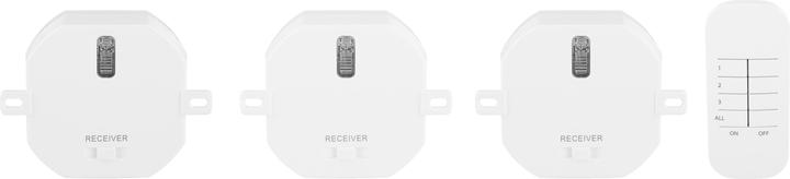Actual product image Smartwares Light switch set radio built-in switch + remote control (Heating actuator)