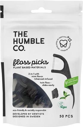 The Humble Co. Flosspick Aktivkohle