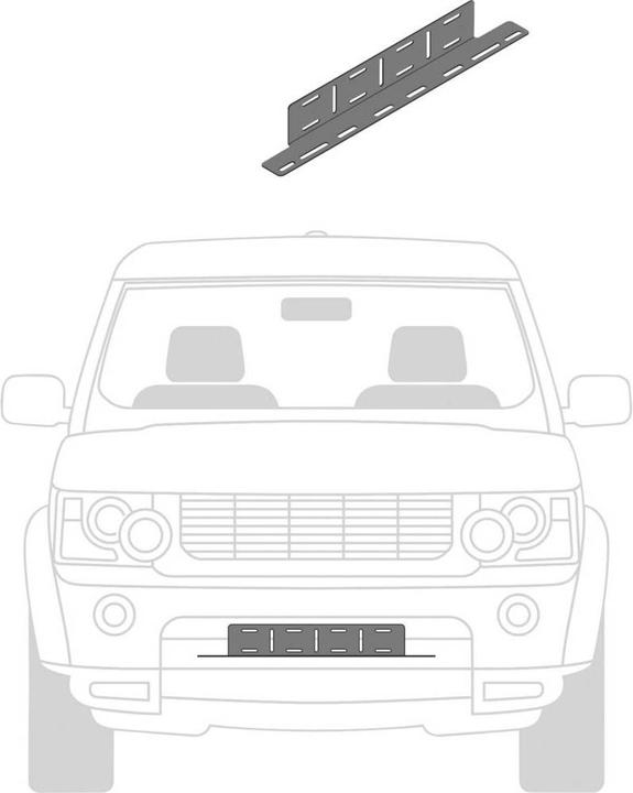 Actual product image Osram Holder license plate holder (Front)
