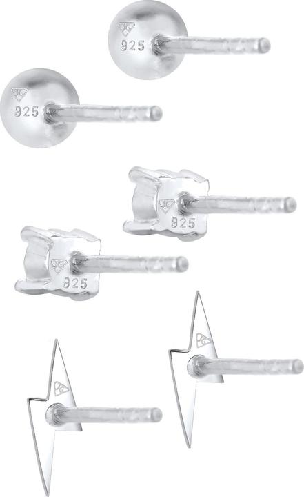 Produktbild Elli Blitz, Kristall Ohrstecker, Kugel (Glaskristall, 925er Sterling Silber)