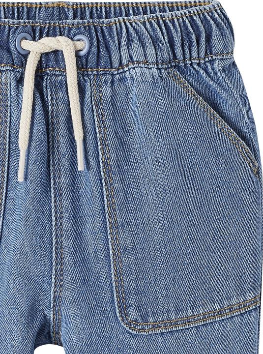 Actual product image Vertbaudet Baby jeans with slip-on waistband (74)