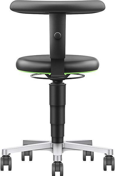 Actual product image Bimos Laboratory stool, with castors, gas lift with release ring and pedal mechanism